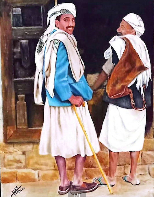لوحة فنية تقليدية  traditional art panel
